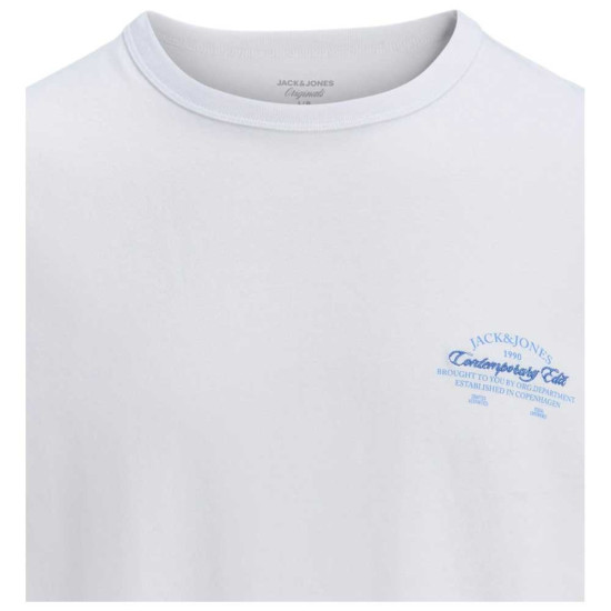 Jack & Jones Ανδρική κοντομάνικη μπλούζα Jornantucket Script Chest Crew Neck T-Shirt